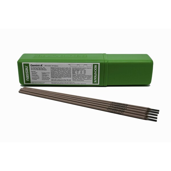 Gemini A, 14" Stick Electrode for Stainless Steels 301, 302, 303, 304, 308 and 321, 3/32" Dia., 5lb